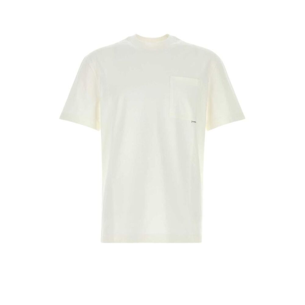 Jil Sander Men White Cotton T-Shirt